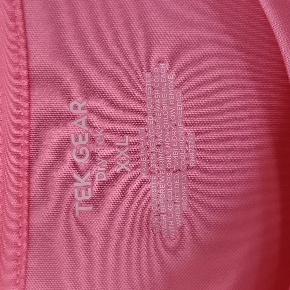 Tek Gear Dry TEK Women's Pink Tank Top Size XXL - Picture 3 of 3